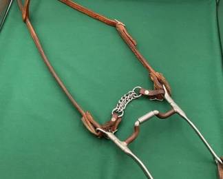 477 Western style bridle with Myler bit