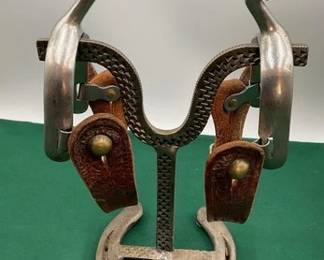 86  Kids size spurs with spur straps 