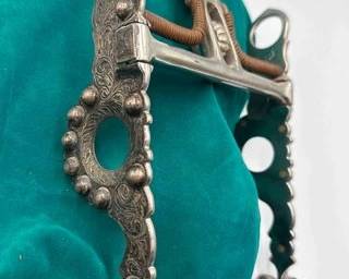 173 Vintage sterling silver Garcia spade bit