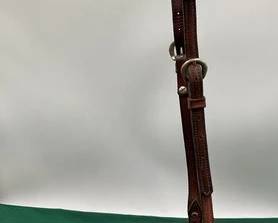 493 Leather one ear headstall with gag bit