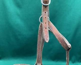 441  Working leather bronc halter 