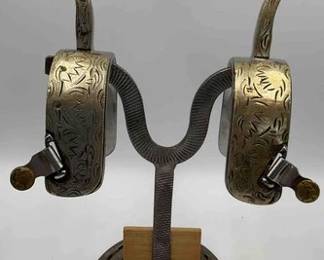 67 Nickel and brass overlay spurs