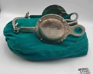 213  Sterling Silver overlay show bit 