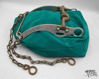 364 Vintage Quick bit with slobber chains