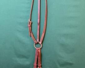 757 Leather western running martingale