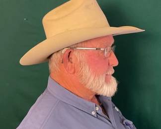 804  Stetson Diamante1000X all beaver used ranchers hat 