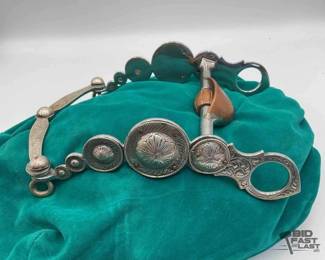 197  Fancy sterling silver show bit 