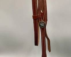 475 Leather one ear headstall with Sliester bit