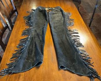 106  Western style leather chaps 