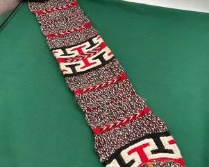 396  Decorative woven cinch 