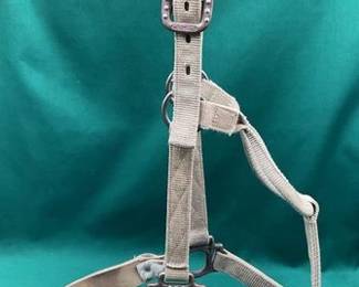 444  Nylon halter with Bling and dark iron hardware 