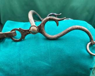 153  Vintage Sterling Silver Bit with lots of Patina 