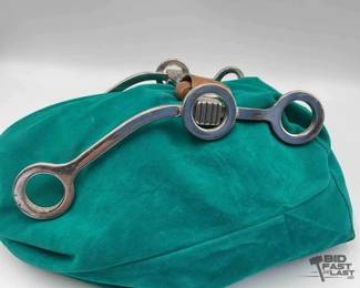 353  Western working style bit with engraved roller port 