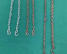 726  Three sets of slobber chains 