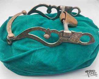 204  Sterling silver western style show bit 