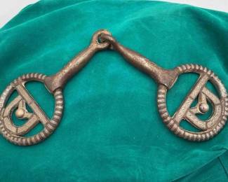 246 Vintage western Ring snaffle bit