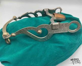 207 Sterling silver western style show bit