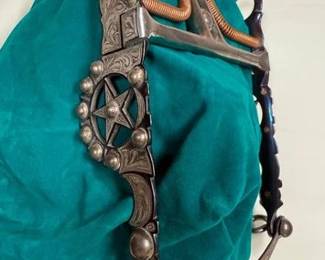 154 Vintage Sterling Silver Fleming Spade or Half Breed Show Bit