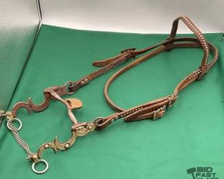 467 Western style headstall with Gist Classic Equine bit