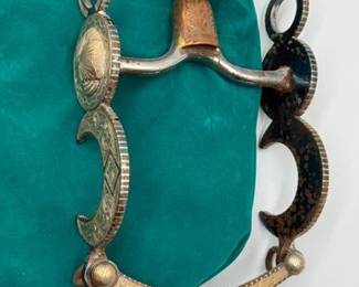 162 Bachos Blued Sterling Silver Moon Show bit