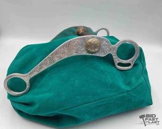 254  R.E. Josey engraved aluminum bit 