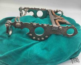 202 Fancy sterling silver show bit