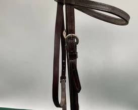 480  Vintage Leather headstall with Quick hackamore 