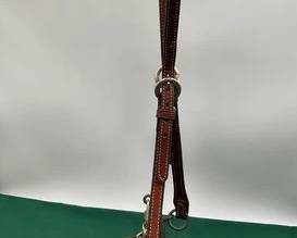 494  Leather one ear headstall with gag bit 