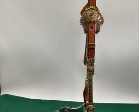 449 Western show or parade headstall and bit