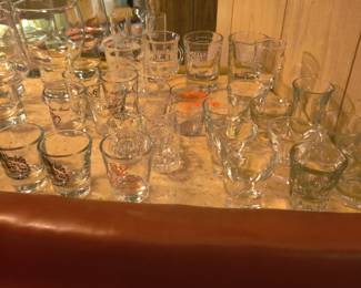 shot glasses