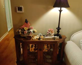 small curio cabinet 