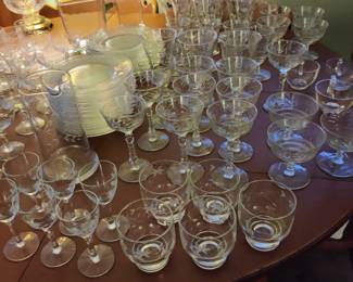 antique glasses