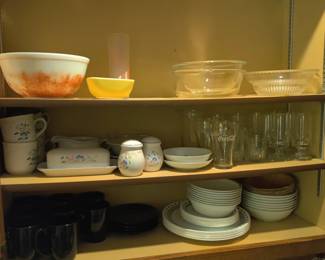 various dishes and cups 