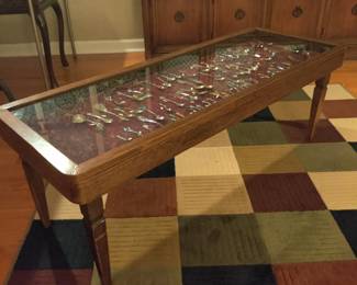 Very well made display top coffee table 