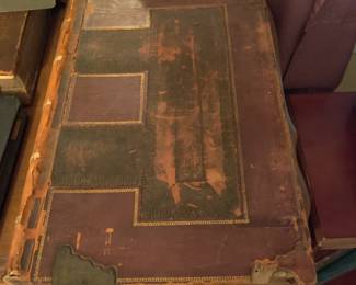antique 1887 Will County Courthouse ledger 