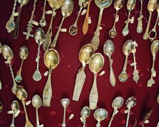 Souvenir spoon collection