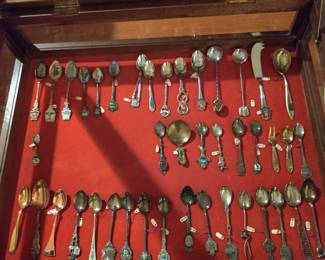 Souvenir spoon collection