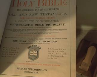 antique holy bible 