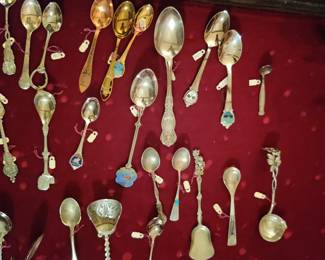 Souvenir spoon collection