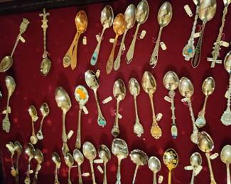 Souvenir spoon collection