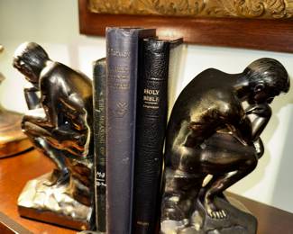 Thinking Man Bookends
(We had a pair of these at last sale too)