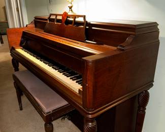 Gorgeous Mason and Hamlin Upright Piano w/ original bench