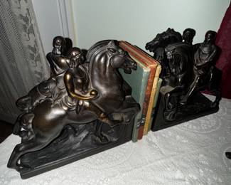 Gorgeous Antique Pompeian Bookends