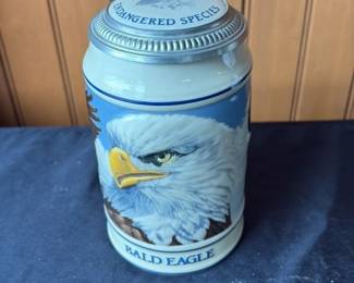 Bald Eagle "Endangered Species" Collectible Stein 