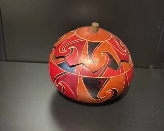 Decorative Gourd Puzzle Box 