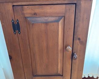 Vintage Pin Wall Cabinet with Two Doors 