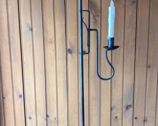 Hand Forged Iron Candle Sconce 