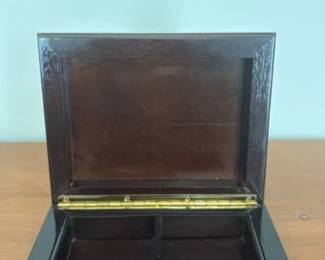 Vintage Wooden Jewelry Box 