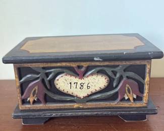 1786 Fold Art Wooden Box 