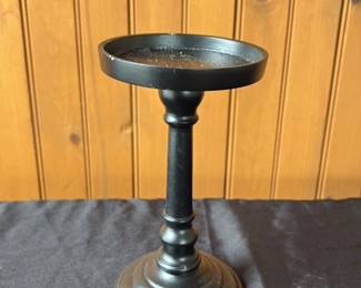 Black Metal Candlestick Holder 